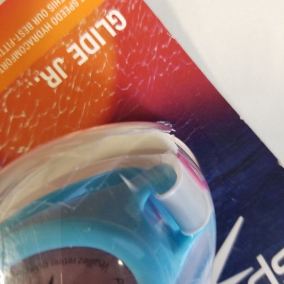 Speedo Glide Jr. Junior Swimming Goggles Baby Blue - Picture 9 of 13